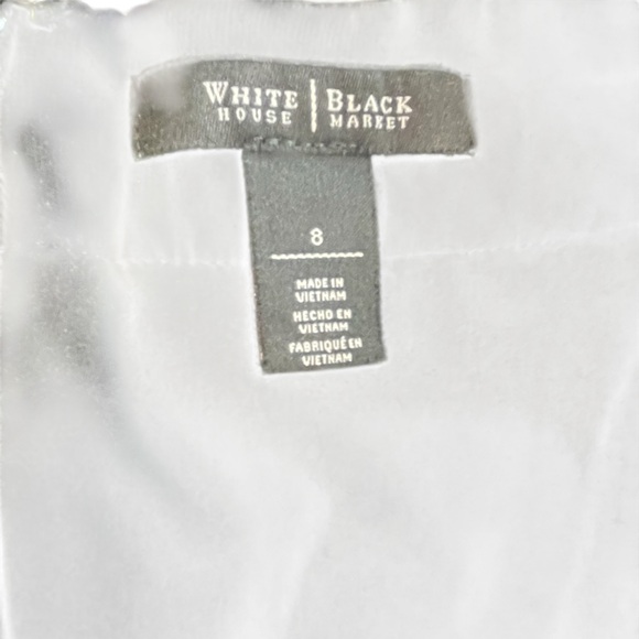 WHBM Black Mini Skirt A-Line Women's 8 EUC - Picture 4 of 5